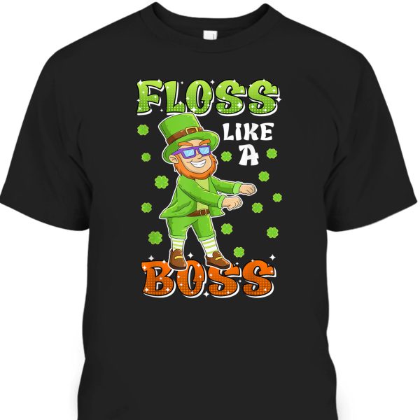 St Patrick’s Day T-Shirt Leprechaun Floss Like A Boss