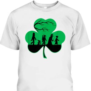 Star Wars Characters Silhouettes Shamrock St Patrick’s Day T-Shirt Star Wars Characters Silhouettes Shamrock St Patrick’s Day T-Shirt