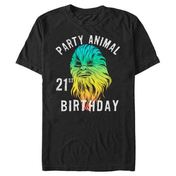 Star Wars Chewie Party Animal 21st Birthday Gift Ideas T-Shirt – Best gifts your whole family