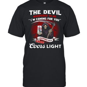 Star Wars Darth Vader And Devil Whispered Coors Light T-Shirt