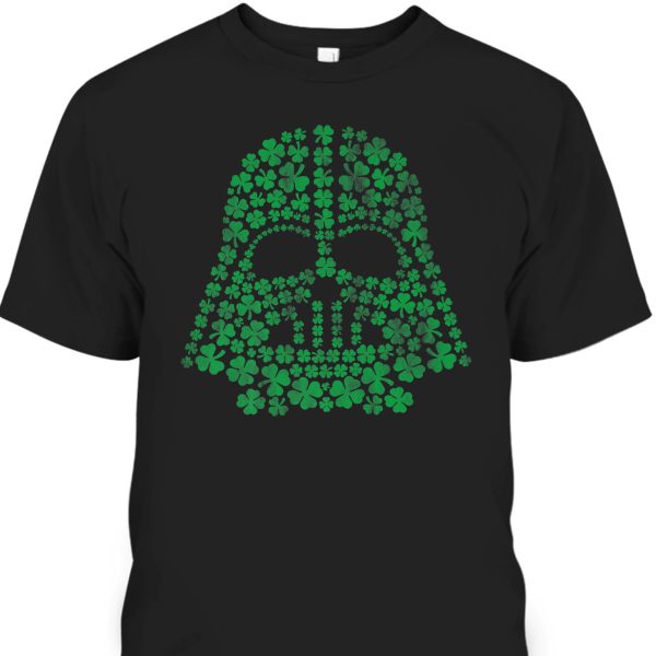 Star Wars Darth Vader Green Shamrocks St Patrick’s Day T-Shirt