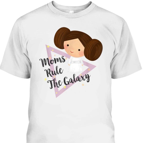 Star Wars Kawaii Princess Leia Moms Rule The Galaxy T-Shirt