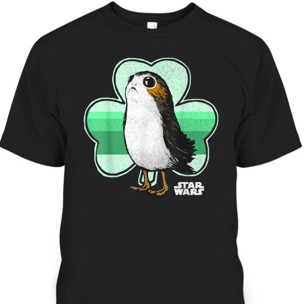 Star Wars Porg Clover Saint St Patrick’s Day T-Shirt