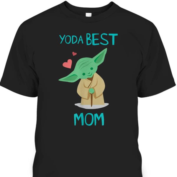 Star Wars Yoda Best Mom Hearts Mother’s Day T-Shirt