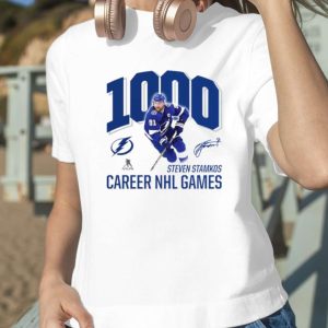 Steven Stamkos 1000 Career Games signature T-shirt, Tampa Bay Lightning NHL Gift for Fans – Best gifts your whole family Steven Stamkos 1000 Career Games signature T-shirt, Tampa Bay Lightning NHL Gift for Fans – Best gifts your whole family
