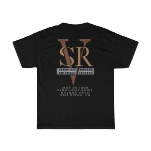 Stevie Ray Vaughn and Double Trouble May 29, 1989 In Step Tour Event Shirt 1 Stevie Ray Vaughn and Double Trouble May 29 1989 In Step Tour Event Shirt 2