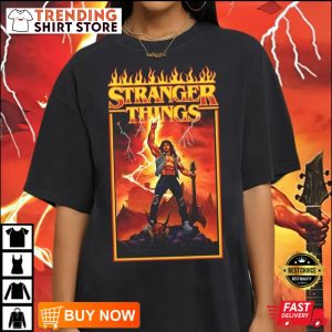 Stranger Things 4 Metal Dude Eddie Munson T Shirt 1