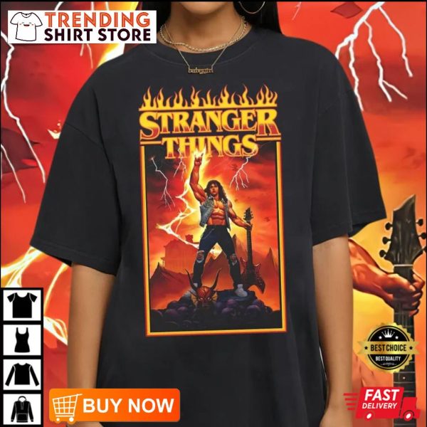 Stranger Things 4 Metal Dude Eddie Munson T-Shirt