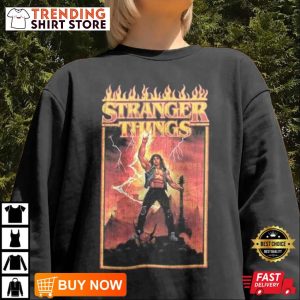 Stranger Things 4 Metal Dude Eddie Munson T Shirt 2