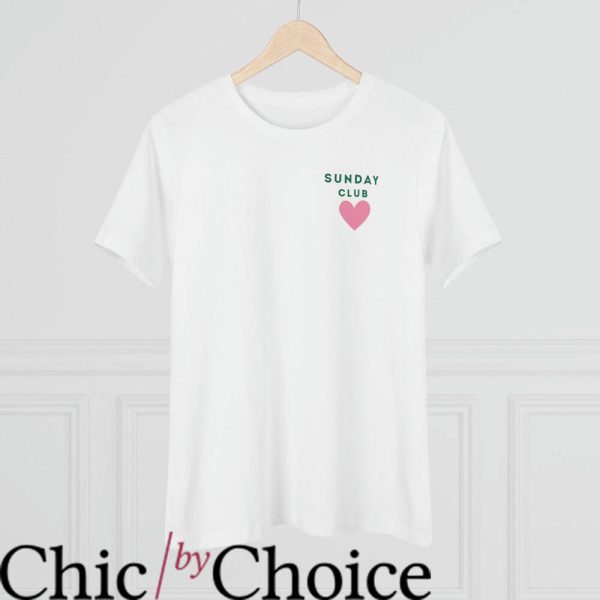 Sunday Club T-Shirt Sunday Club Heart Love