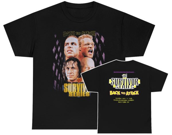 Survivor Series 1996 Back To Attack Event Shirt