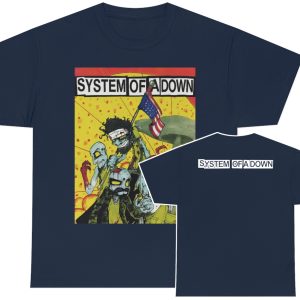 System of a Down Artwork With American Flag Shirt