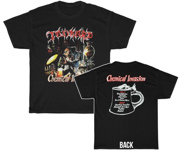 Tankard Chemical Invasion Album Cover Shirt