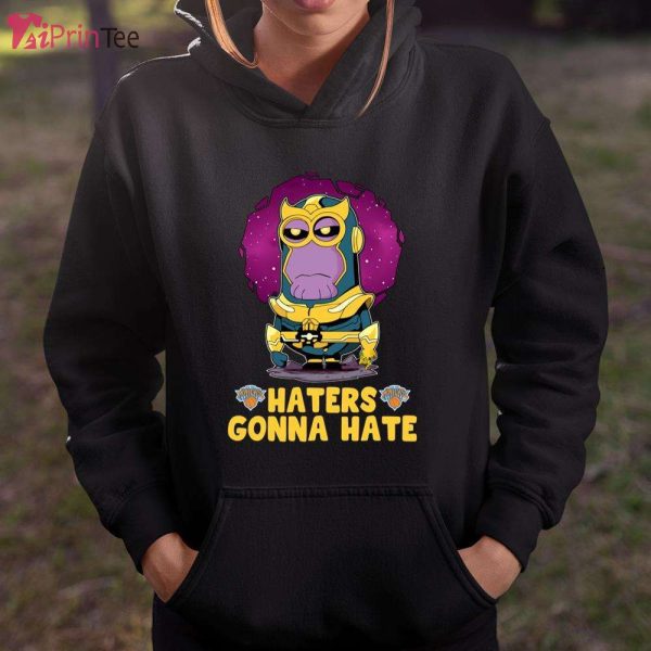 Thanos Minion Haters Gonna Hate Marvel Basketball New York Knicks T-Shirt – Best gifts your whole family