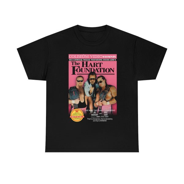 The Hart Foundation Coliseum Home Video Cover Shirt