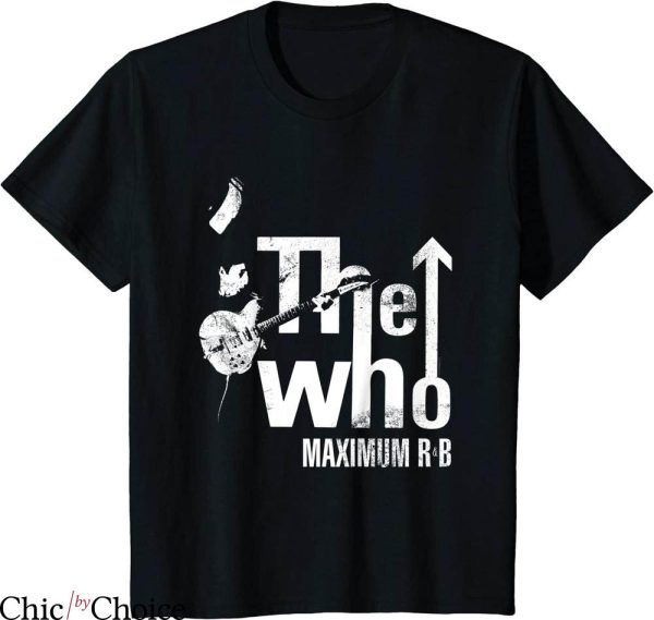 The Who Uk T-shirt Maximum R And B Tour Legend Rock Band
