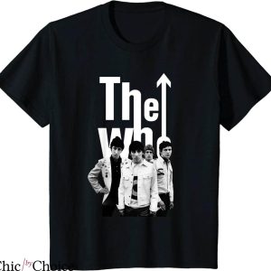 The Who Uk T-shirt Members Of Rock Band Official 60s Vintage