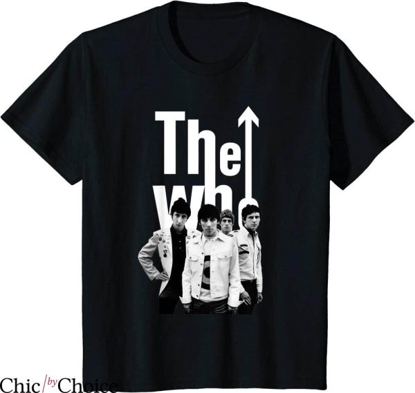 The Who Uk T-shirt Members Of Rock Band Official 60s Vintage