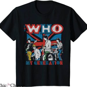 The Who Uk T-shirt My Generation Vintage Legend Rock Band