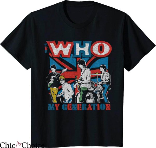 The Who Uk T-shirt My Generation Vintage Legend Rock Band