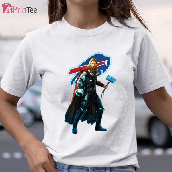 Thor Avengers Endgame Football Buffalo Bills T-Shirt – Best gifts your whole family