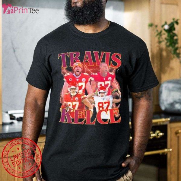 Travis Kelce Kansas City Chiefs Super Bowl LVII 2023 T-Shirt – Best gifts your whole family