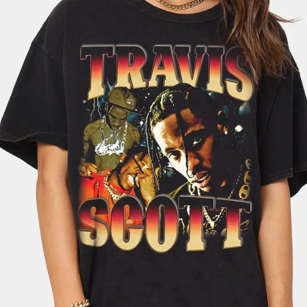 Travis Scott 90’s Vintage Rap T-Shirt