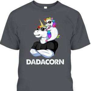 Unicorn Dad And Baby Father’s Day T-Shirt Dadacorn Gift For Dad From Daughter Unicorn Dad And Baby Father’s Day T-Shirt Dadacorn Gift For Dad From Daughter