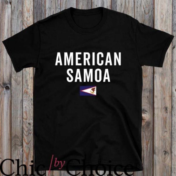 University Of American Samoa T Shirt American Samoa Flag
