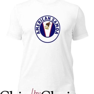University Of American Samoa T Shirt Circle Flag Tee