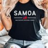 University Of American Samoa T Shirt Samoan Flag Tee