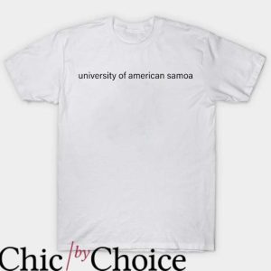 University Of American Samoa T Shirt Vintage University