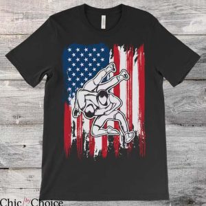 Usa Wrestling T Shirt Wrestling Sport Vintage Wrestler Gift