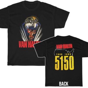 Van Halen 1986 5150 Tour Shirt Van Halen 1986 5150 Tour Shirt