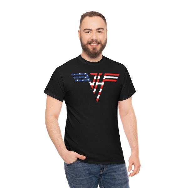 Van Halen American Flag Logo Shirt