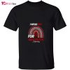 Vasculitis Awareness Month Red Ribbon Rainbow T-Shirt – Best gifts your whole family