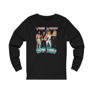 Vinnie Vincent Invasion 1988 All Systems Go Tour Long Sleeved Shirt Vinnie Vincent Invasion 1988 All Systems Go Tour Long Sleeved Shirt