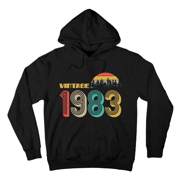 Vintage 1983 Sun Wilderness 40th Birthday Gift Ideas T-Shirt – Best gifts your whole family
