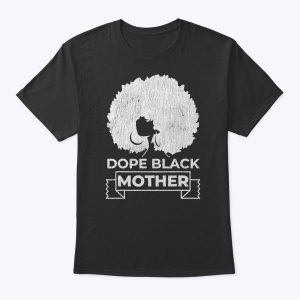 Vintage African Afro Dope Black Queen Mom Mother’s Day Gift T-Shirt