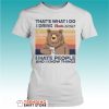 Vintage Bear That’s What I Do I Drink Coors Light T-Shirt