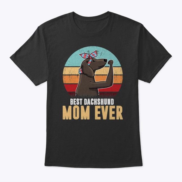 Vintage Best Dachshund Mom Ever, Mother’s Day Gifts Retro T-Shirt