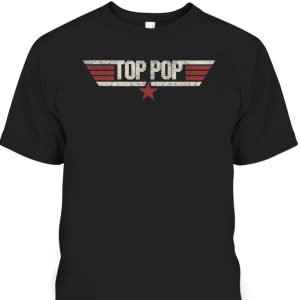 Vintage Father’s Day T-Shirt Top Pop Gift For Father-In-Law