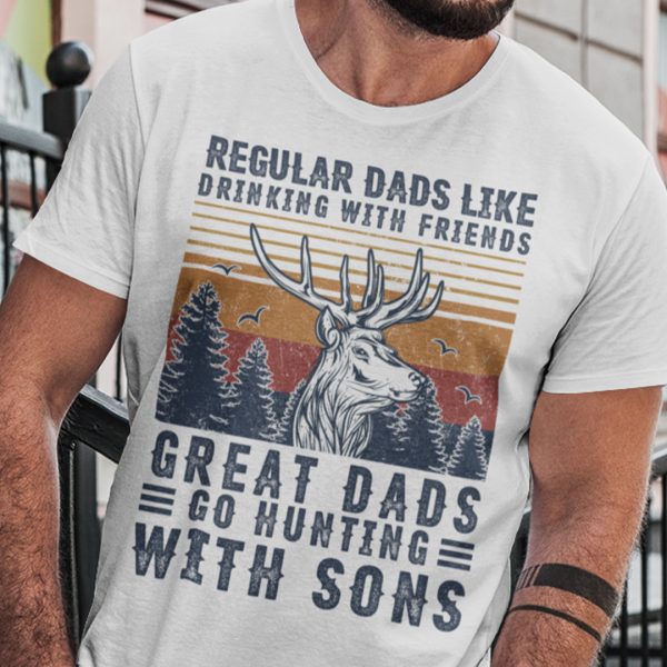 Vintage Great Dads Go Hunting With Son Shirt