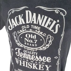 Vintage Jack Daniels Whiskey T-Shirt Old Time Quality Tennessee Sour Mash