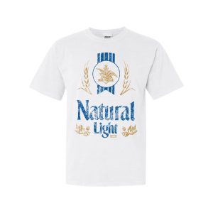 Vintage Natural Light Shirt For Beer Lovers