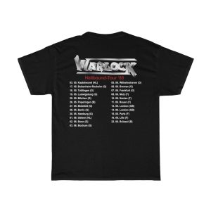 Warlock Hellbound 1985 Tour Shirt 2 Warlock Hellbound 1985 Tour Shirt 3