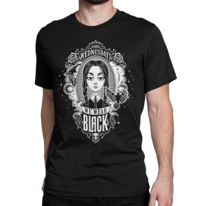 Wednesday Addams On Wednesday We Wear Black T-Shirt
