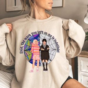 Wednesday And Enid The Mark You Left On Me Is Indelible T-Shirt