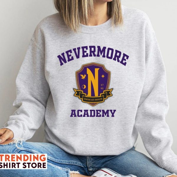 Wednesday Nevermore Academy T-Shirt