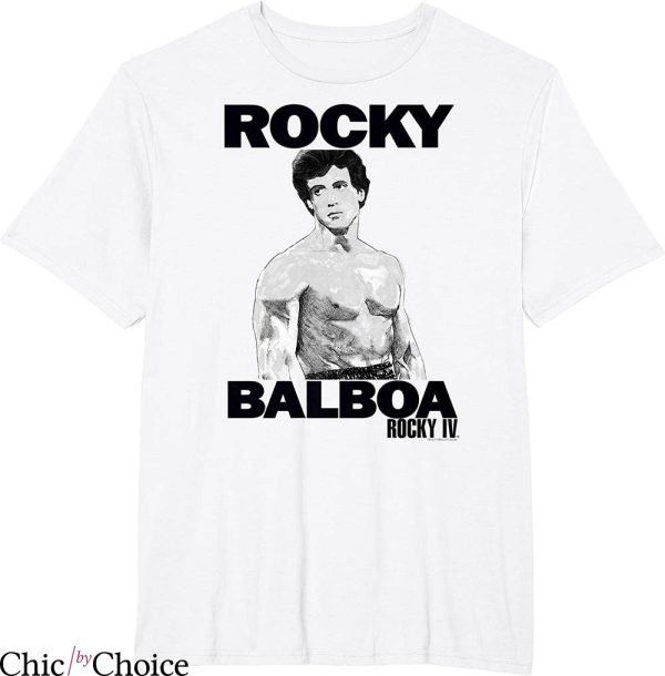 Win Rocky Win T-shirt Balboa Logo Sketch Portrait Boxing US